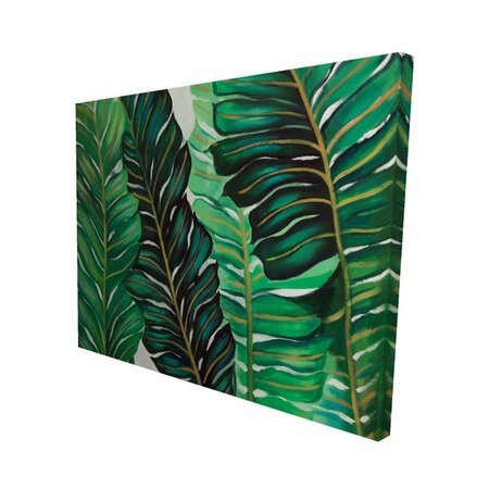BEGIN HOME DECOR 16 x 20 in. Several Exotic Plant Leaves-Print on Canvas 2080-1620-FL256